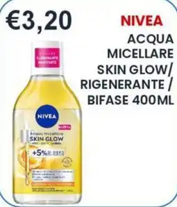 Caramico Nivea acqua micellare skin glow offerta