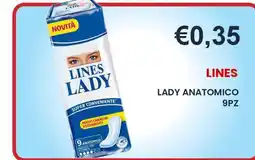 Caramico Lines lady anatomico offerta