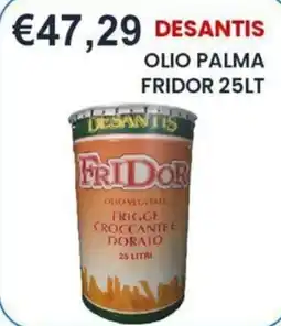 Caramico Desantis olio palma fridor offerta