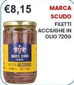 Caramico Filetti di acciughe marca scudo offerta