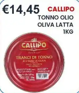 Caramico Callipo tranci di tonno all'olio di oliva offerta