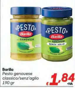 Pac Cash&Carry Barilla Pesto genovese classico/senz'aglio offerta