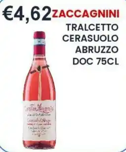 Caramico Zaccagnini Tralcetto Cerasuolo Abruzzo DOC offerta