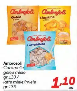 Pac Cash&Carry Ambrosoli Caramelle gelee miele offerta