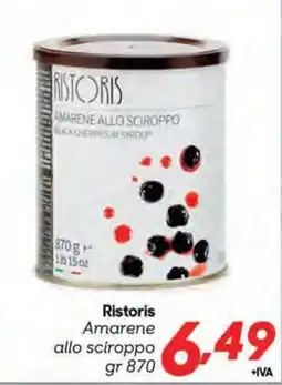 Pac Cash&Carry Ristoris Amarene allo sciroppo offerta