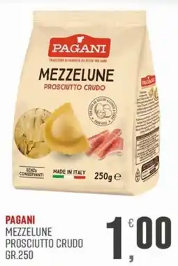 Marketpiù Pagani mezzelune prosciutto crudo offerta