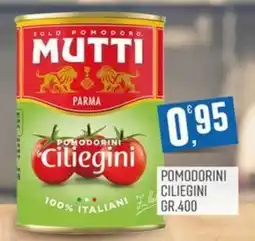 Marketpiù Mutti pomodorini ciliegini offerta