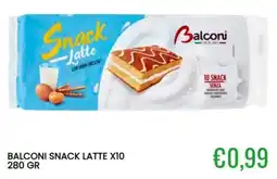 Sugros Balconi Snack Latte offerta