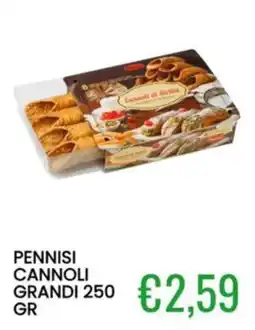 Sugros Pennisi cannoli grandi offerta