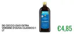 Sugros De Cecco olio extra vergine d'oliva classico offerta