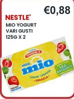 Caramico Nestlé mio yogurt offerta