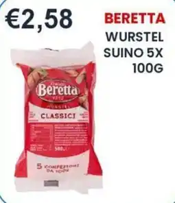 Caramico Beretta wurstel suino classici offerta