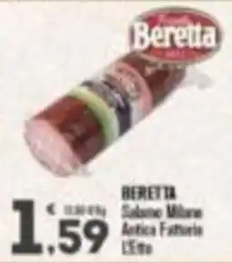 Punto é market Beretta Sabano Milano Antica Fattoria offerta
