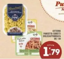 Punto é market Citterio Pancetta Cubetti Dolce/Affumicata offerta
