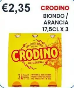 Caramico Crodino biondo arancia offerta