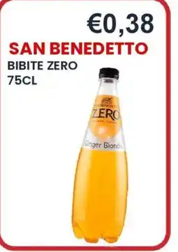 Caramico San Benedetto Bibite Zero Ginger Biondo offerta