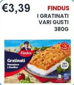 Caramico Findus Gratinati Pomodoro e Basilico offerta