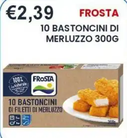 Caramico Frosta 10 bastoncini di filetti di merluzzo offerta