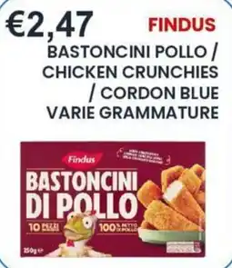 Caramico Findus bastoncini di pollo offerta