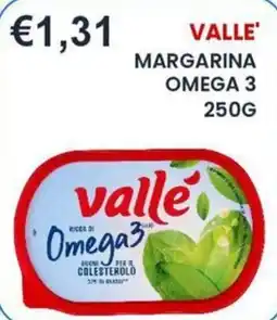 Caramico Margarina Omega 3 Valle' offerta