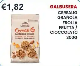 Caramico Galbusera Cereali G Granola e Frolla offerta