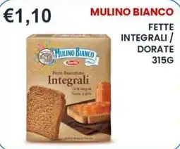 Caramico Fette Biscottate Integrali offerta