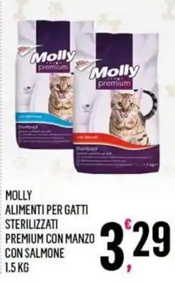 Vibian Molly Alimenti per gatti sterilizzati premium con manzo offerta