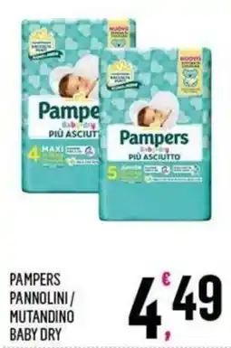 Vibian Pampers pannolini / mutandino baby dry offerta
