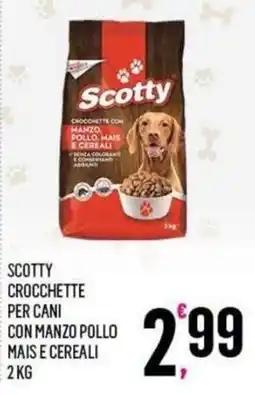 Vibian Scotty crocchette per cani con manzo pollo mais e cereali offerta