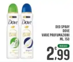 La Mimosa Supermercati Deo spray Dove offerta