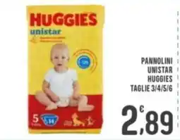 La Mimosa Supermercati Pannolini unistar Huggies offerta