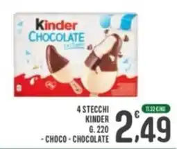 La Mimosa Supermercati Kinder Chocolate offerta
