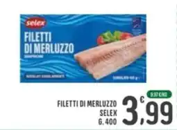 La Mimosa Supermercati Filetti di merluzzo Selex offerta