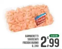 La Mimosa Supermercati Gamberetti sgusciati freddo buono offerta