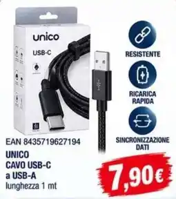 A Casa Mia Unico cavo usb-c a usb-a offerta