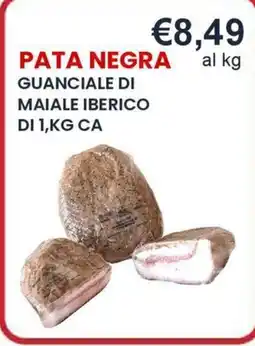 Caramico Pata Negra Guanciale di Maiale Iberico offerta