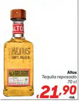 Pac Cash&Carry Altos Tequila reposado offerta