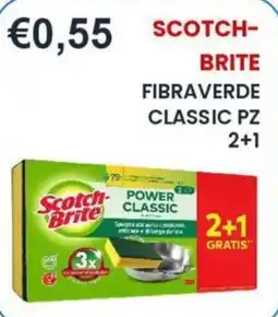 Caramico Scotch-Brite fibra verde classic offerta