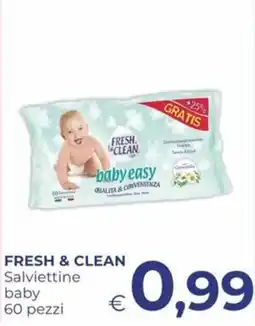 Pilato Fresh & Clean Salviettine baby offerta