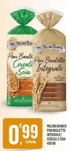 Vibian Mulino Bianco Pan Bauletto Integrale offerta