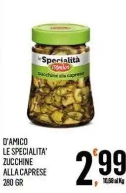 Vibian D'Amico le Specialità' zucchine alla caprese offerta