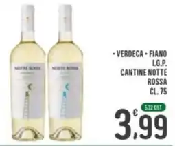 La Mimosa Supermercati Verdeca Fiano I.G.P. Cantine Notte Rossa offerta