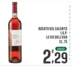 La Mimosa Supermercati Rosato del Salento I.G.P. Le Vie dell'Uva offerta