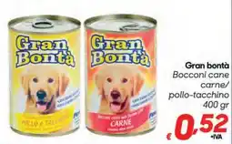 Pac Cash&Carry Gran bontà Bocconi cane carne/pollo-tacchino offerta