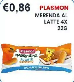 Caramico Plasmon Merendina al latte e biscotto offerta