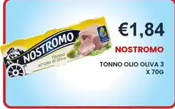 Caramico Nostromo tonno all'olio di oliva offerta