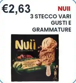 Caramico NuII 3 stecco vari gusti e grammature offerta