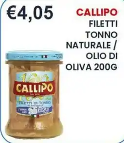 Caramico Callipo filetti di tonno offerta