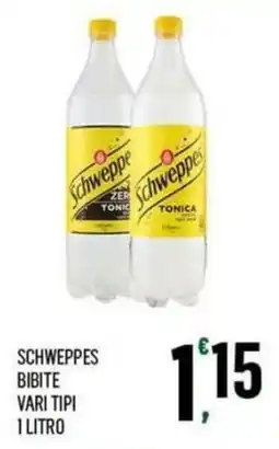 Vibian Schweppes bibite vari tipi offerta