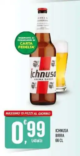 Vibian Ichnusa birra offerta